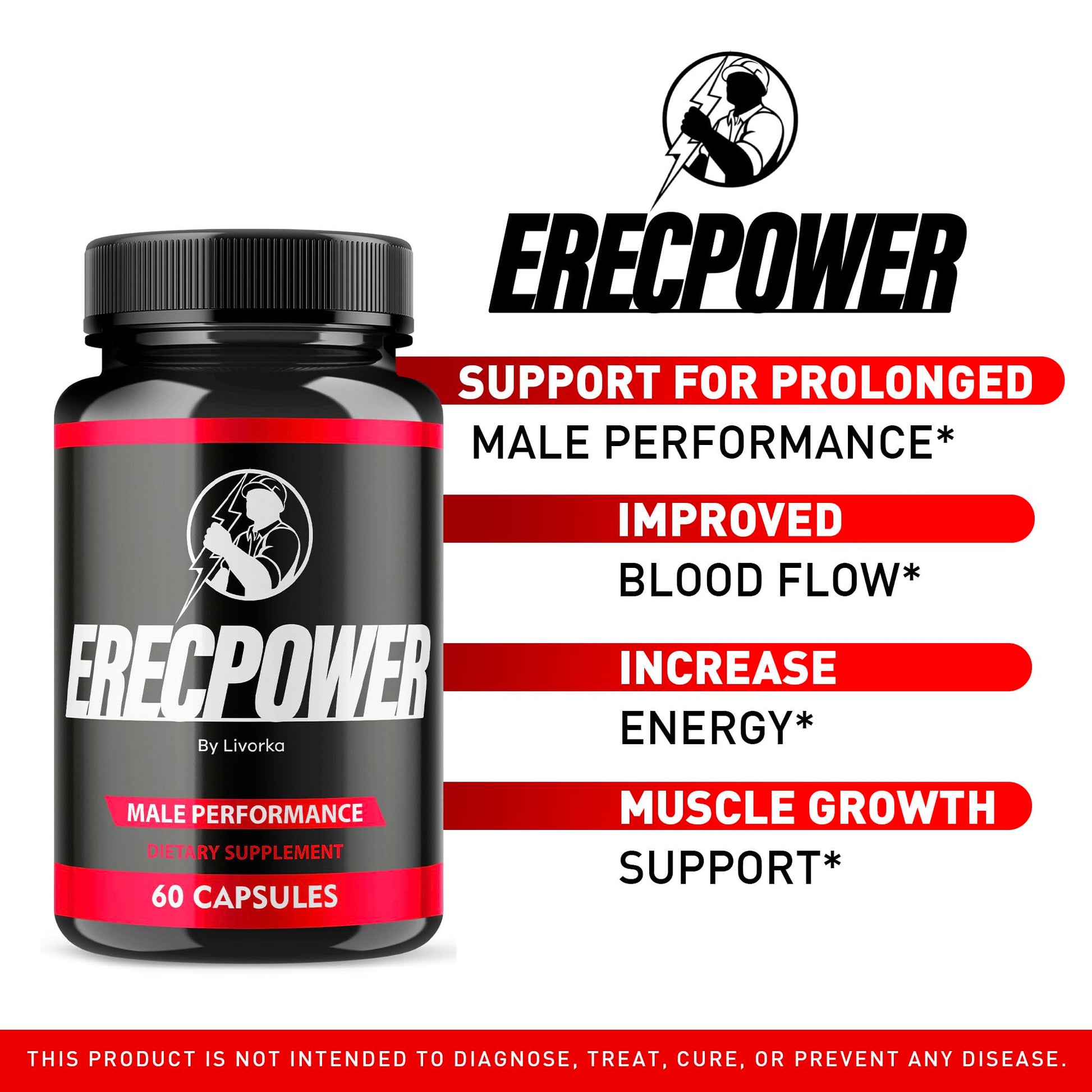 Descripción de beneficios de Erecpower para hombres