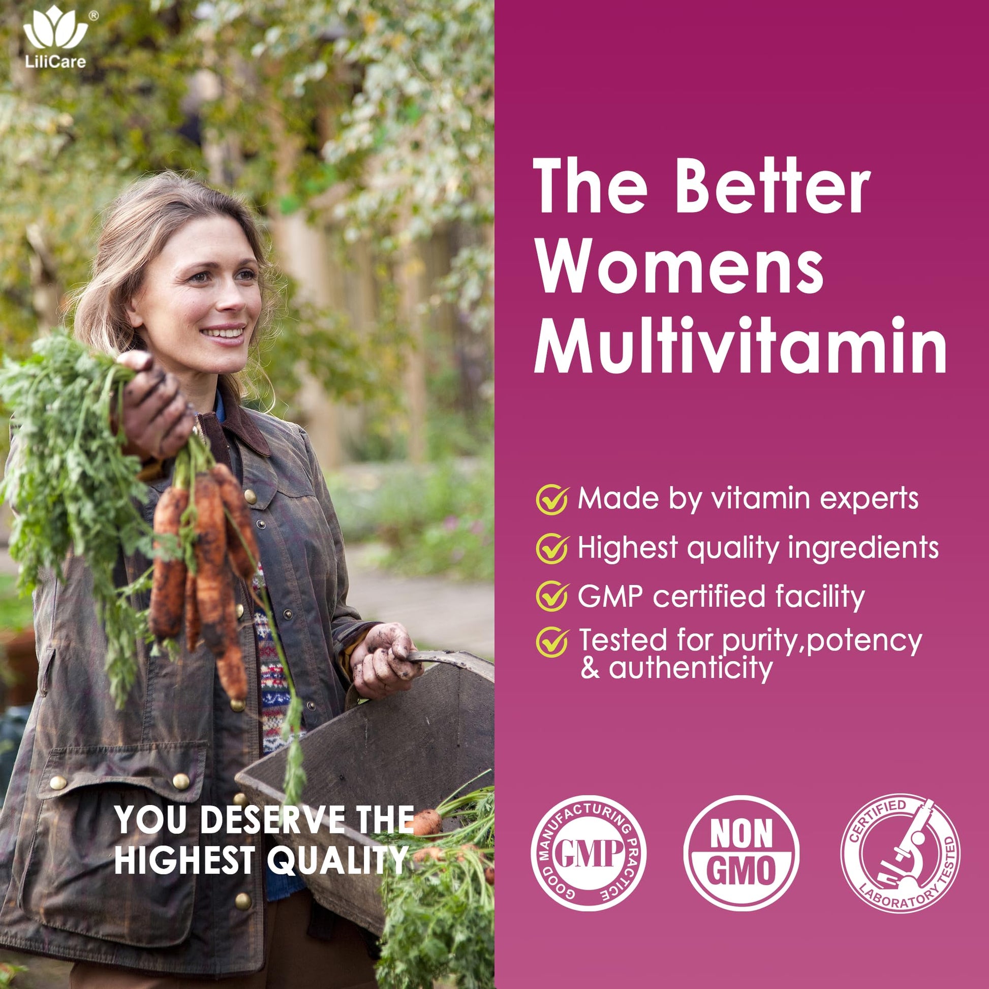 Descripción del producto y beneficios de gominolas multivitamínicas.