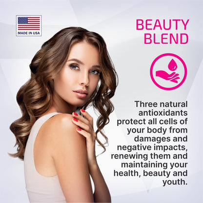 Descripción de mezcla de belleza del VPLab multivitamínico para mujeres.