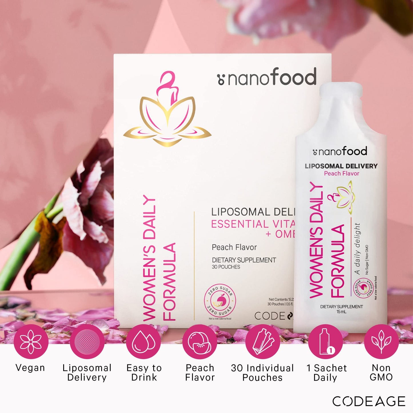 Descripción Multivitamínico Líquido Codeage