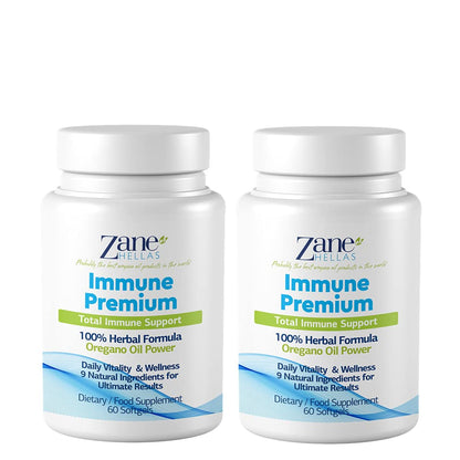 Descripción nutricional de Zane Hellas Inmunidad Premium