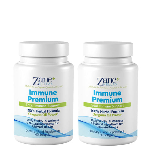 Descripción nutricional de Zane Hellas Inmunidad Premium