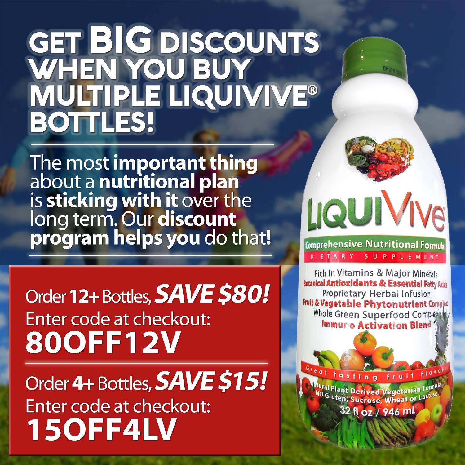Descuento en vitaminas líquidas LiquiVive