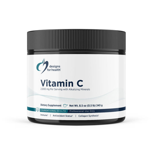 Designs for Health polvo buffered vitamina c 8.5 oz