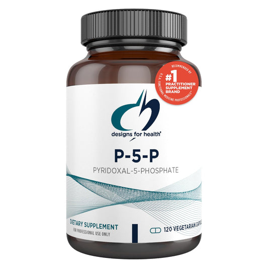 Designs for Health suplemento vitamina B6 P-5-P frasco