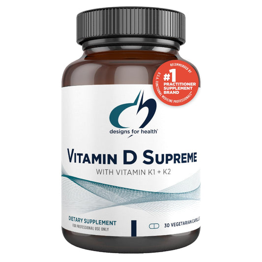 Designs for Health vitamina d supreme suplemento 30 cápsulas