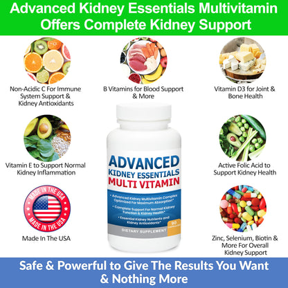 Soporte de desintoxicación y limpieza renal multivitamínico