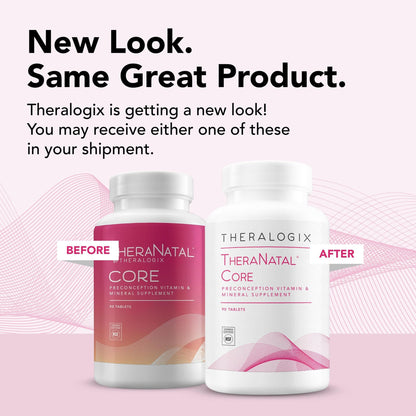 Detallado suplemento Theralogix vitaminas prenatales