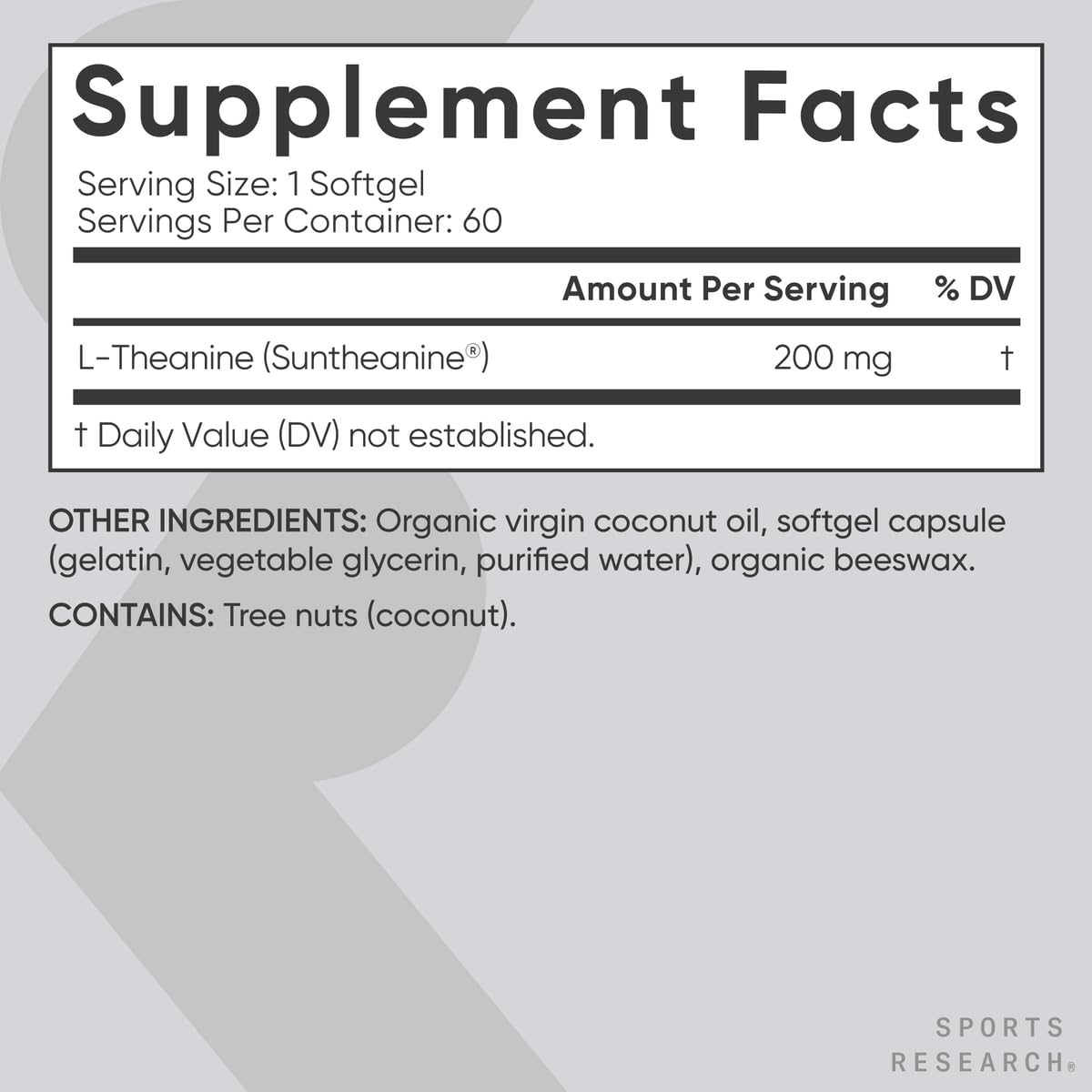 Detalle botella suplemento Sports Research D3 K2 con aceite coco