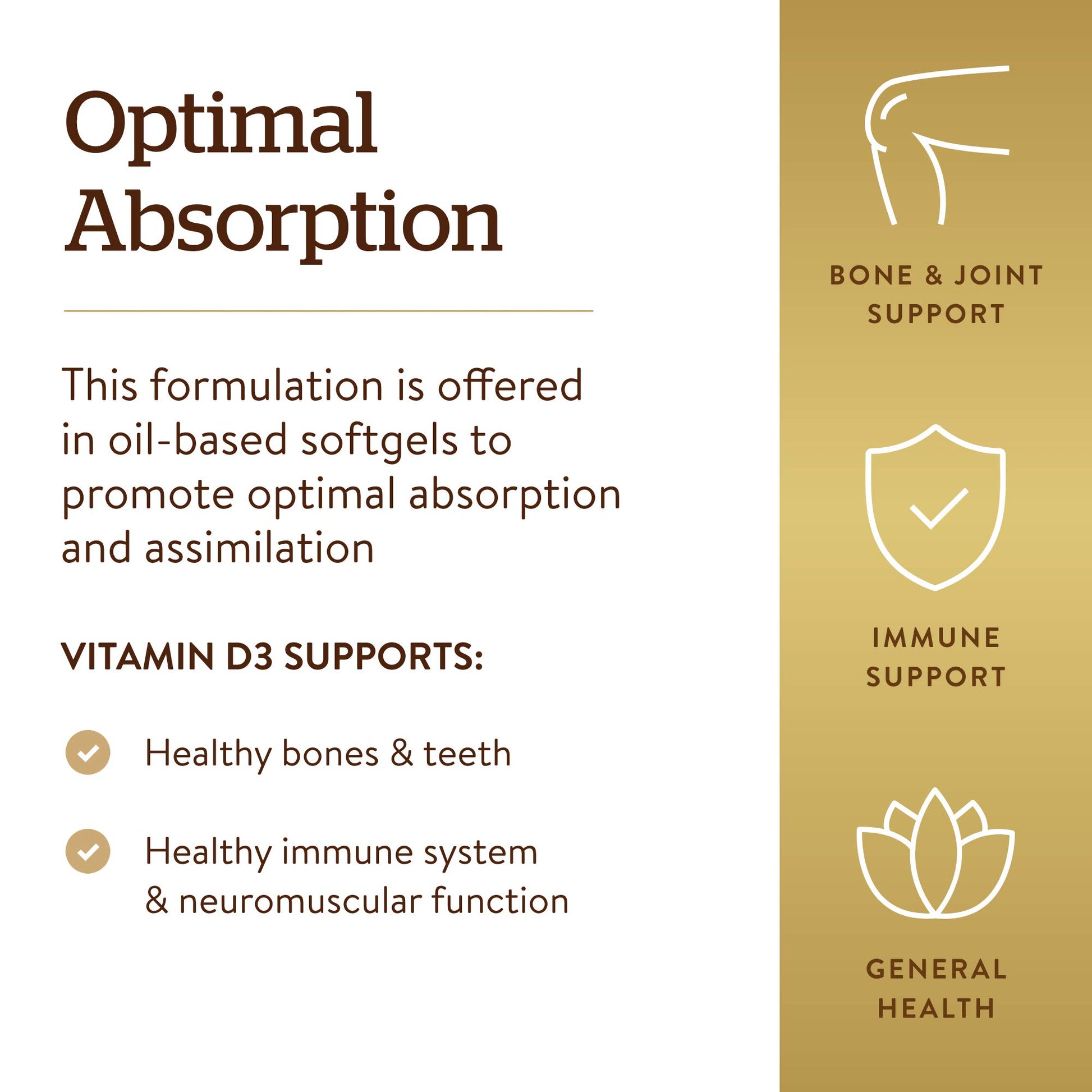 Detalle cápsula blanda vitamina d3 solgar