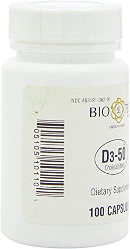 Detalle cápsulas Bio-Tech Pharmacal D3-50