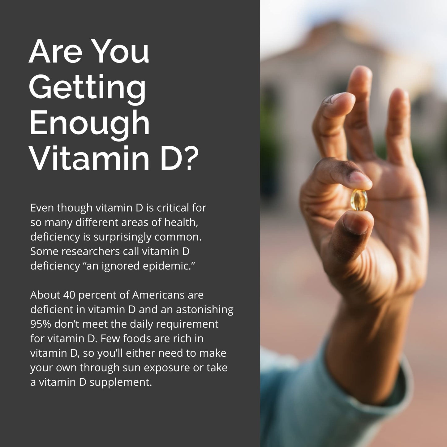 Detalle cápsulas blandas BrainMD vitamina D3 alta potencia