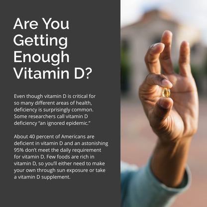 Detalle cápsulas blandas BrainMD vitamina D3 alta potencia