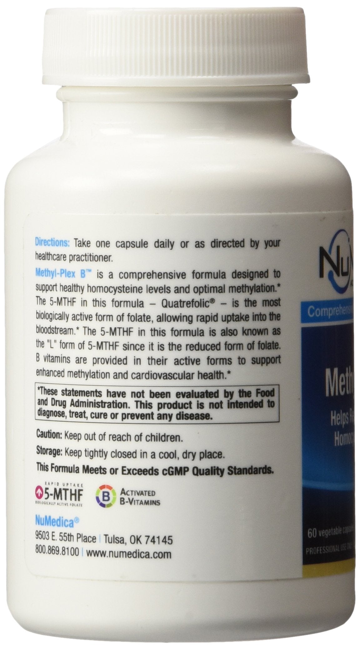 Detalle de cápsulas Methyl-Plex B NuMedica