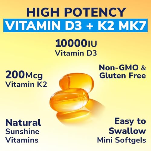 Detalle cápsulas mini softgel vitamina D3 K2