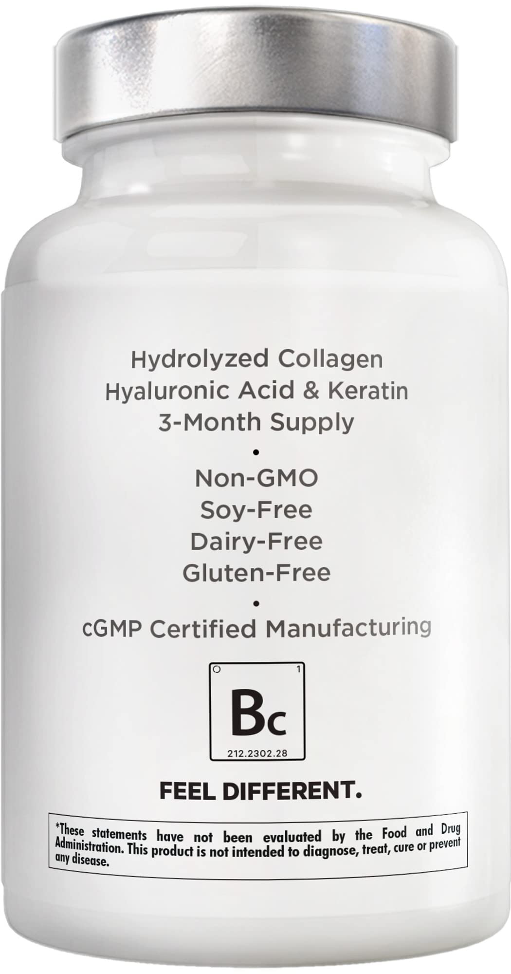 Detalle cápsulas suplemento Amen Biotin Collagen