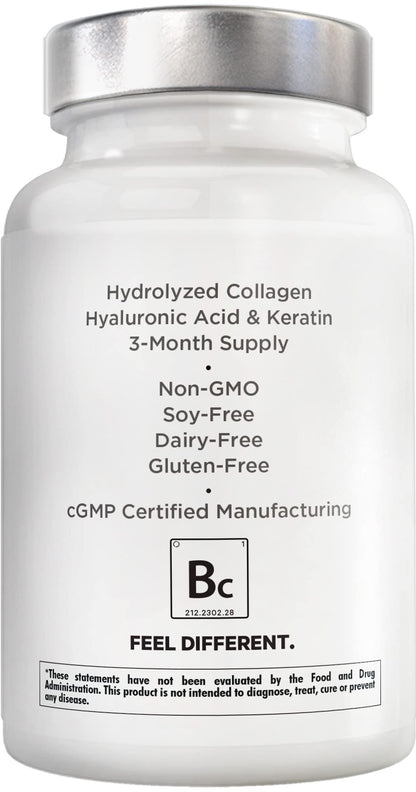 Detalle cápsulas suplemento Amen Biotin Collagen