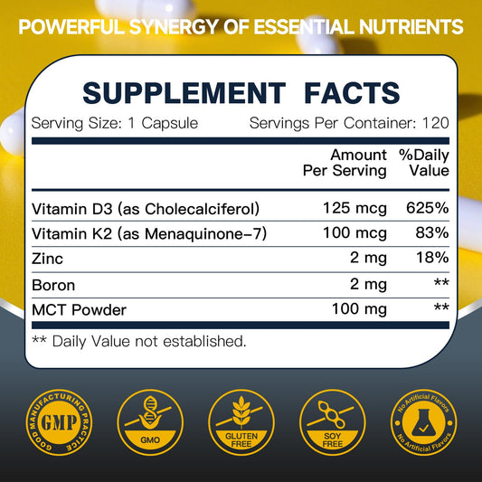 Detalle cápsulas vitamina d3 k2 veganas drfoster