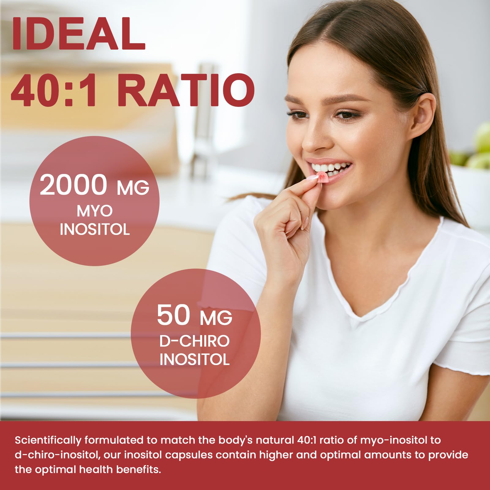Detalle envase lateral suplemento vegano inositol para hormonas