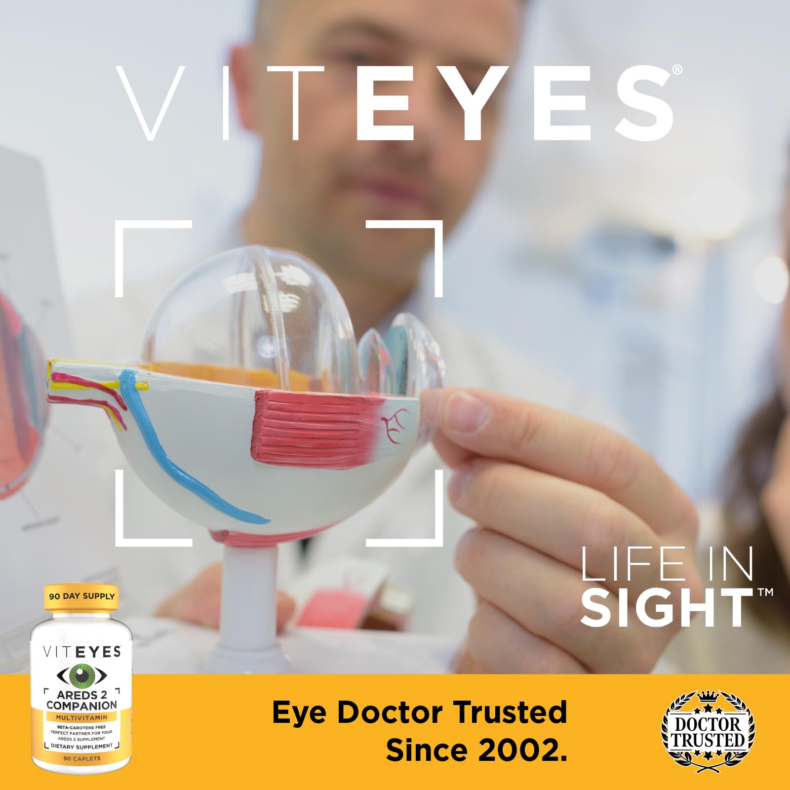 Detalle de envase Viteyes multivitamínico AREDS 2 Companion