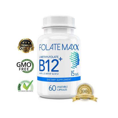 Detalle etiqueta FolateMaxx L-metilfolato y B12