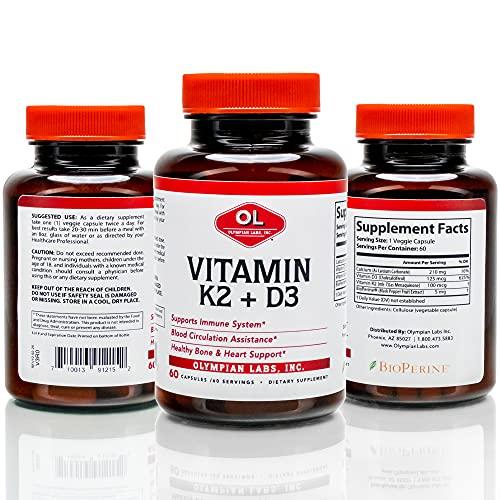 Detalle etiqueta vitamina K2 D3 cápsulas