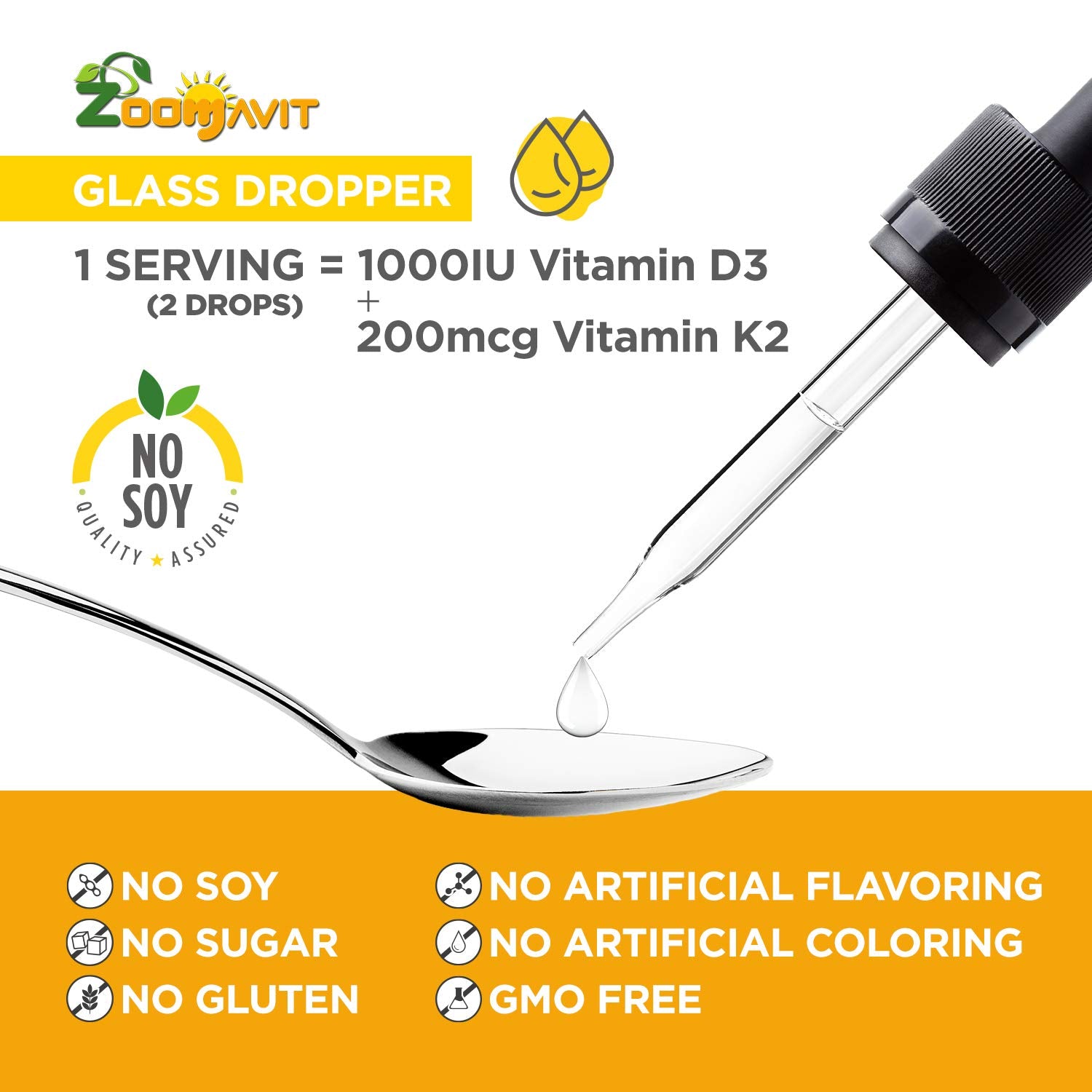 detalle etiqueta Zoomavit vitamina d3 k2 gotas líquidas veganas
