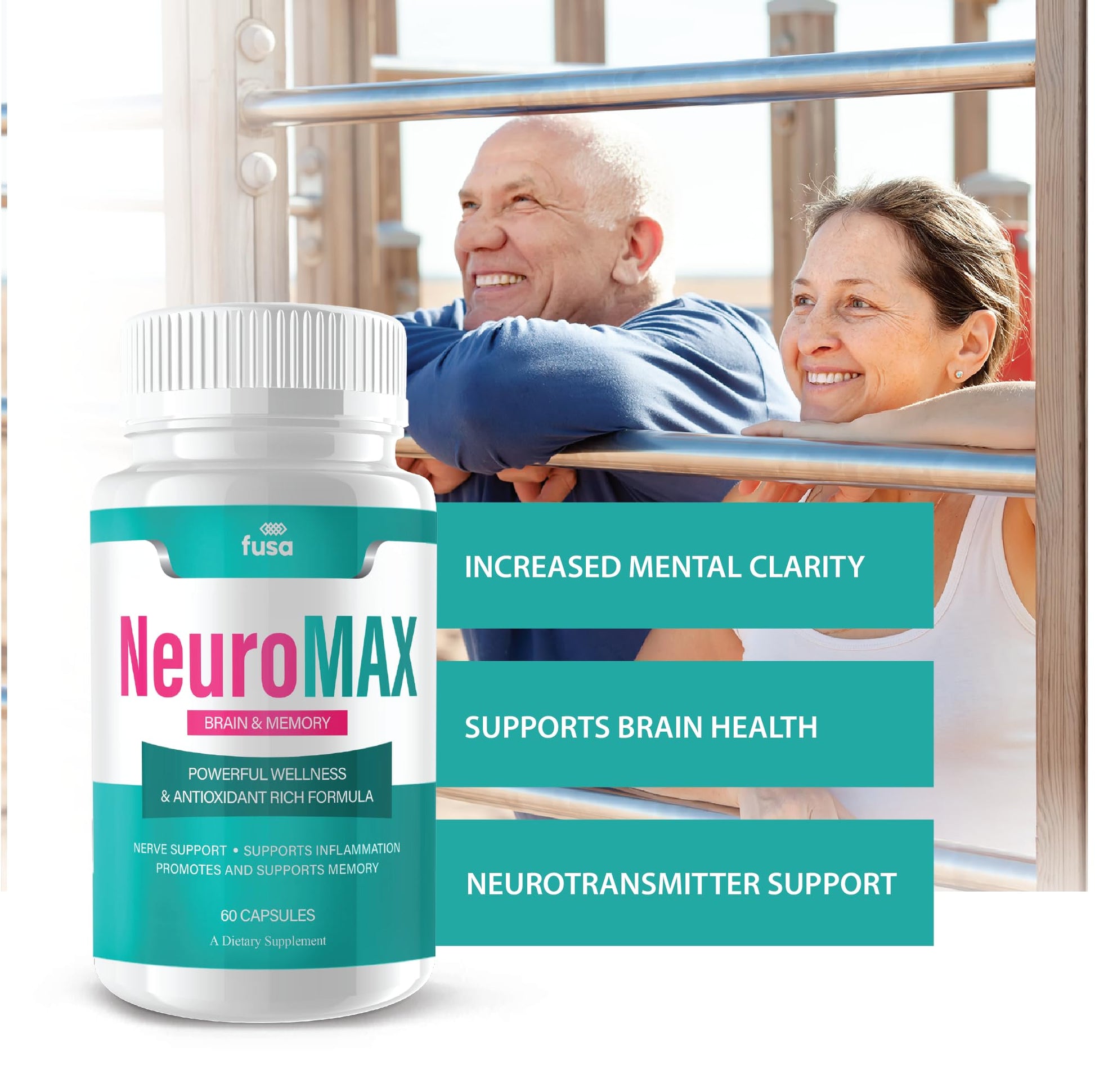 Detalle frasco suplemento NeuroMax
