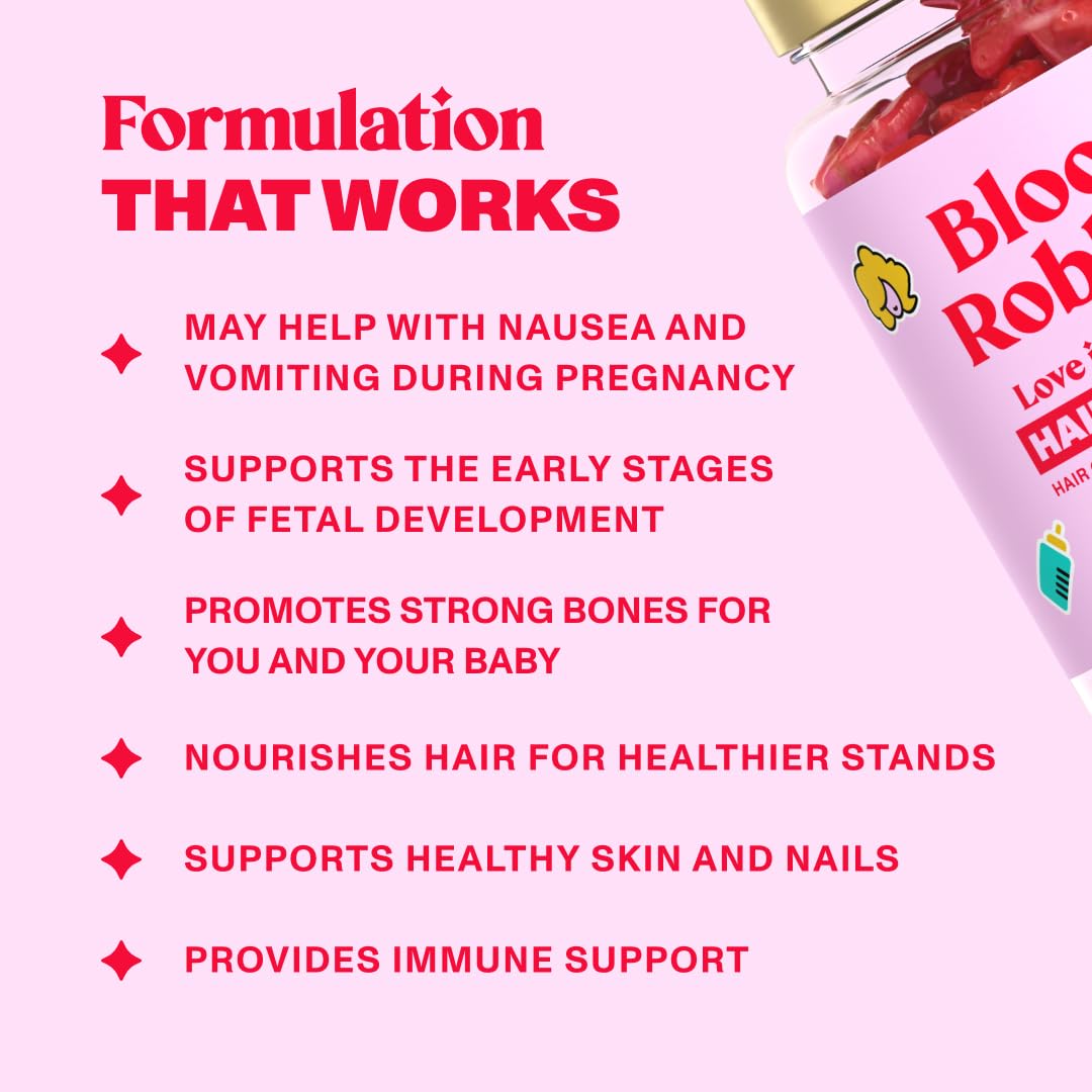 Detalle gominola prenatal Bloom Robbins para cabello