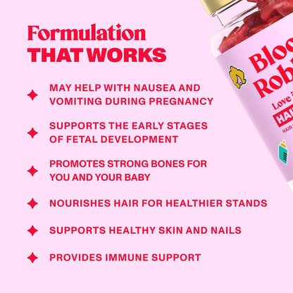 Detalle gominola prenatal Bloom Robbins para cabello