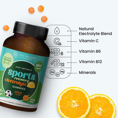 Detalle gomitas sabor fresa The Wellness Company para niños