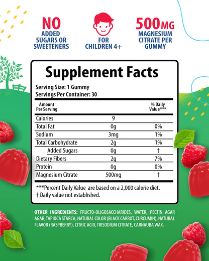 detalle gomitas magnesio vitamina d3 k2 naturales sin azúcar