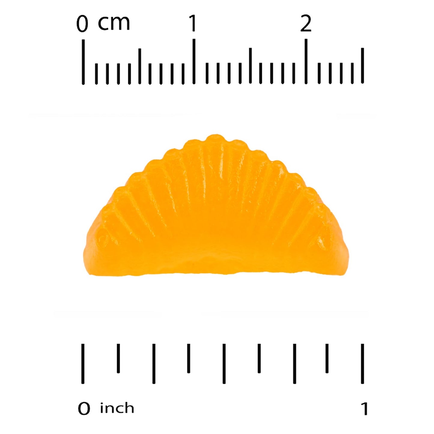 Detalle gomitas sabor naranja California Gold Nutrition