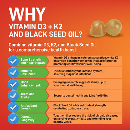 Detalle gomitas Sakoon Nutrition vitamina D3 K2 suave y delicioso
