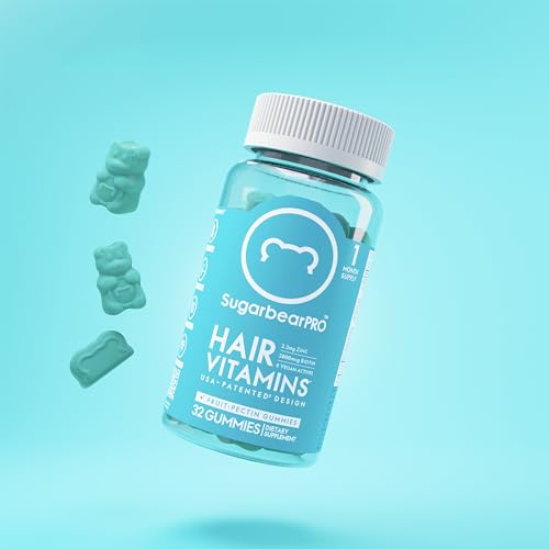detalle gomitas sugarbear hair vitaminas biotina omega 3