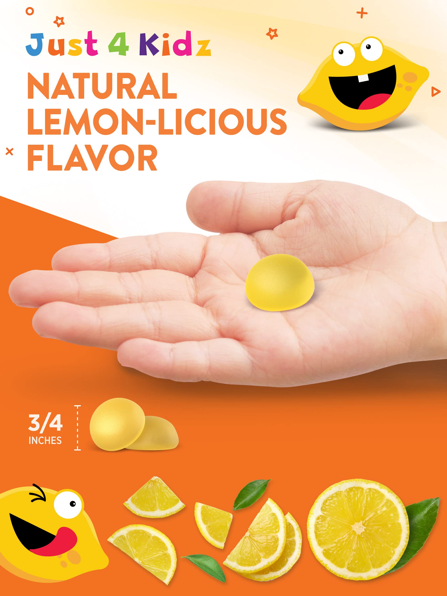 Detalle gomitas vitamina c para niños sin gluten Nature's Truth