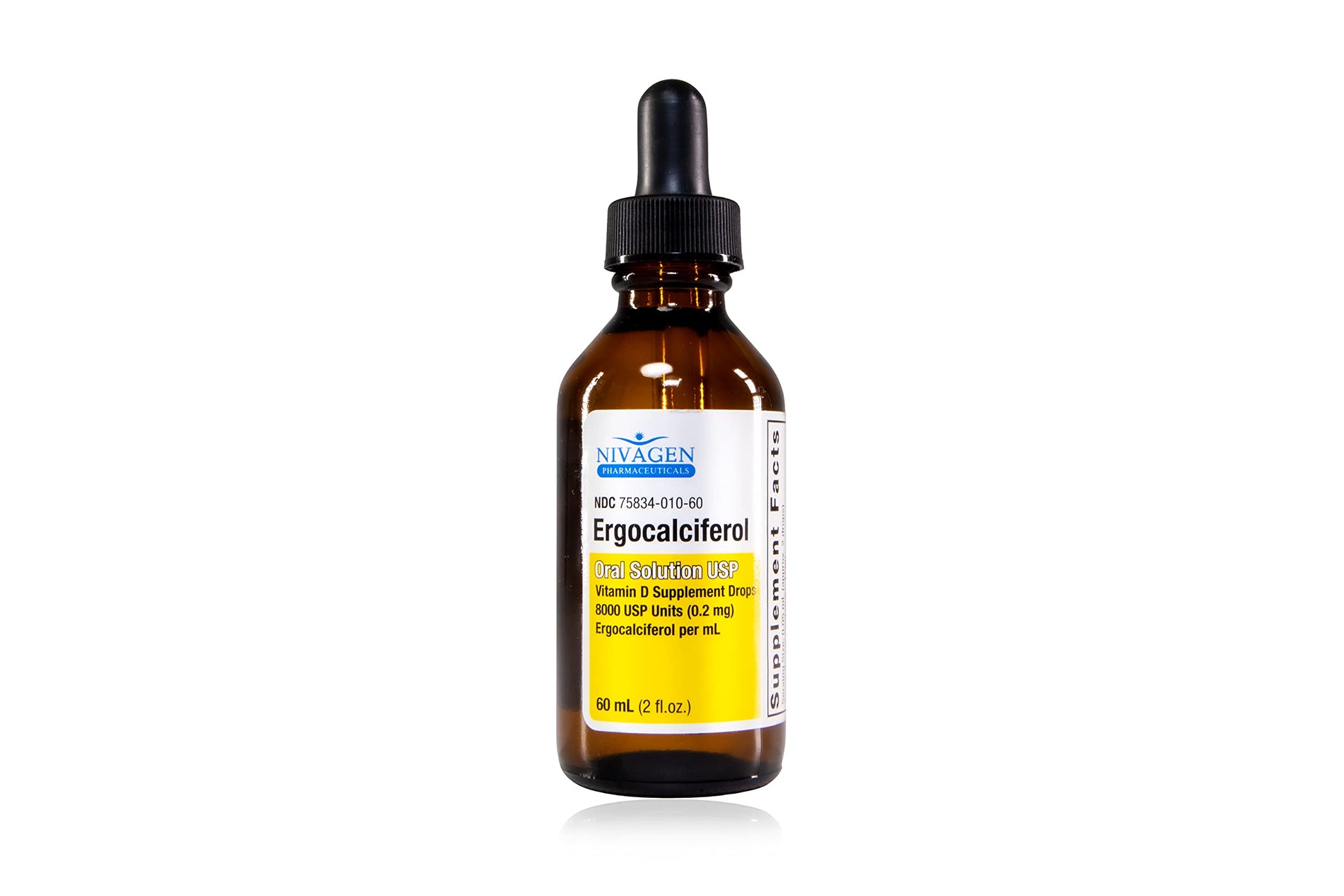 Detalle gotas vitamina D2 Nivagen 400 UI