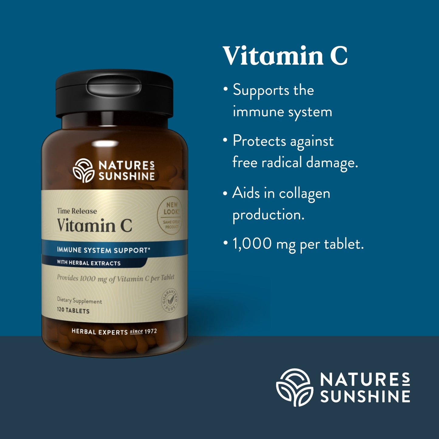 Detalle información Natures Sunshine vitamina C