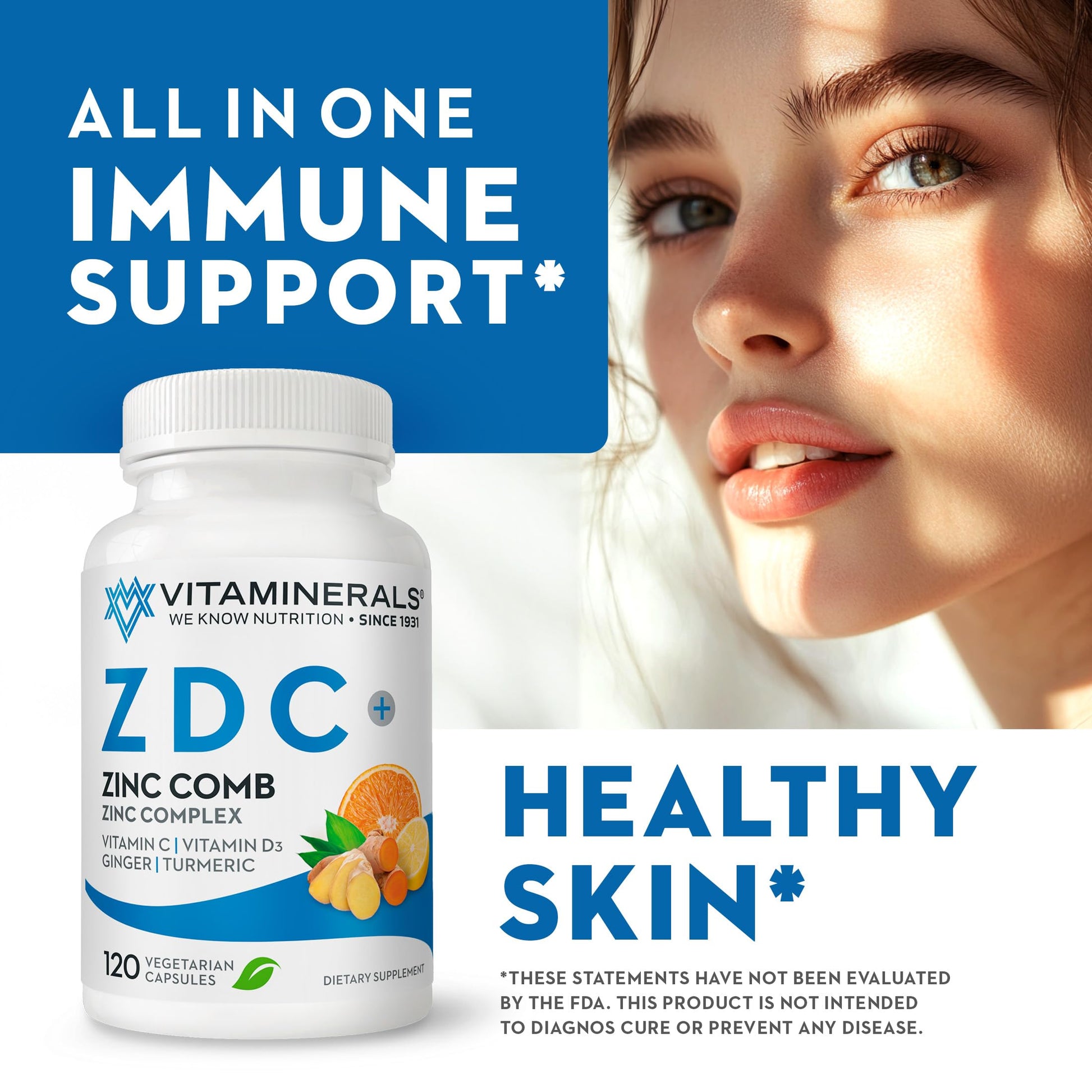 Detalle ingredientes vitaminerals zinc vitamina c d3