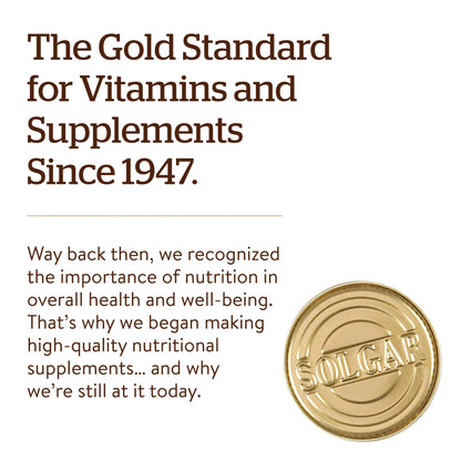Detalle nutricional vitamina B12 Solgar 500 mcg