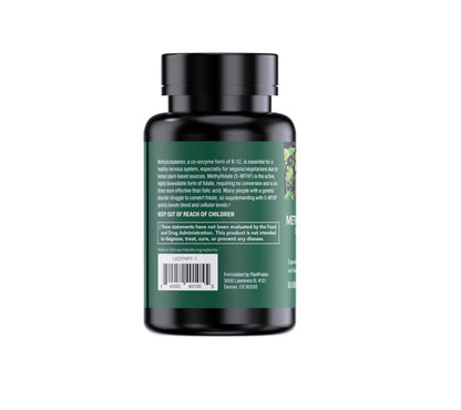 Detalle suplemento de vitamina B PlantFusion metilada