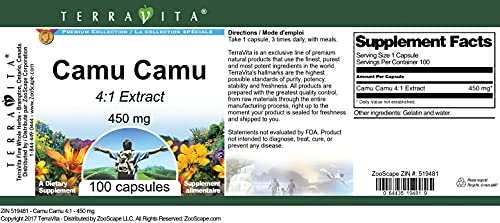detalle tapa camu camu 4 a 1 450mg frascos terravita