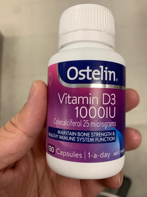 Detalle texto suplemento Ostelin Vitamina D3 1000 IU