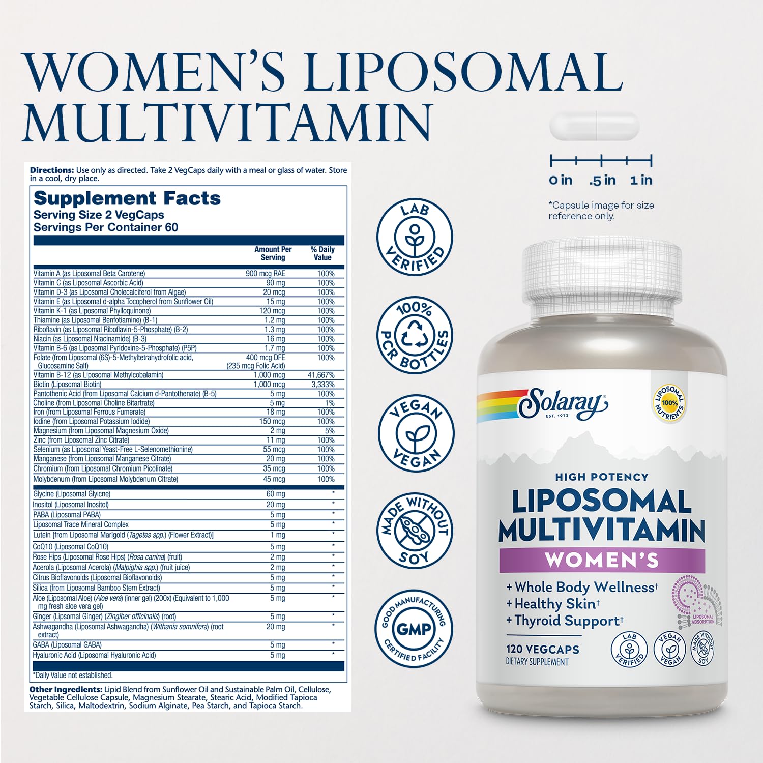 Paquete SOLARAY detalle vitamina E alta absorción