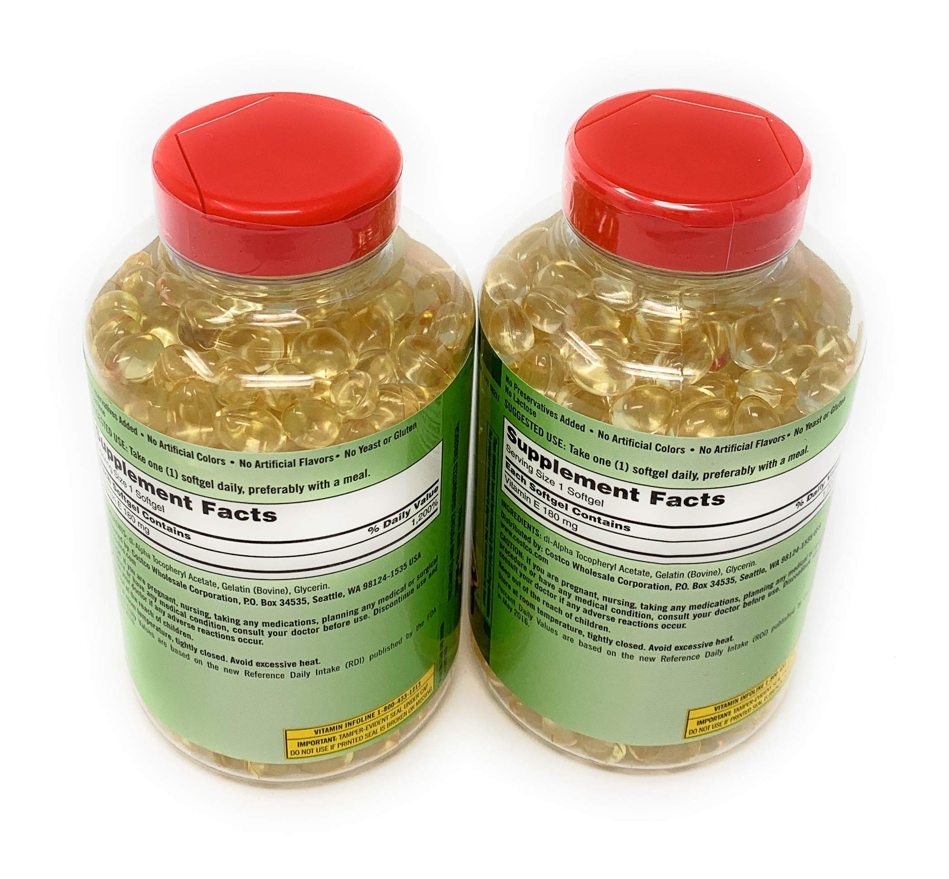 Detalles cápsulas Kirkland Signature vitamina e 400 ui