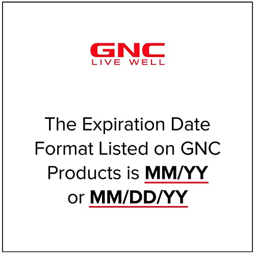 Detalles del formato de fecha de expiración en productos GNC.