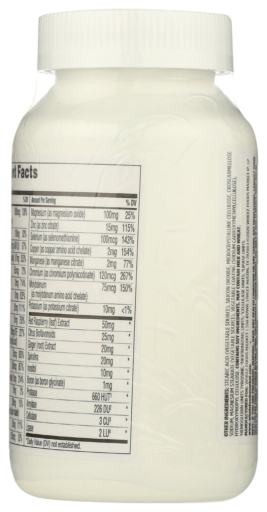 Detalles del multivitamínico prenatal 365 con vitaminas y minerales