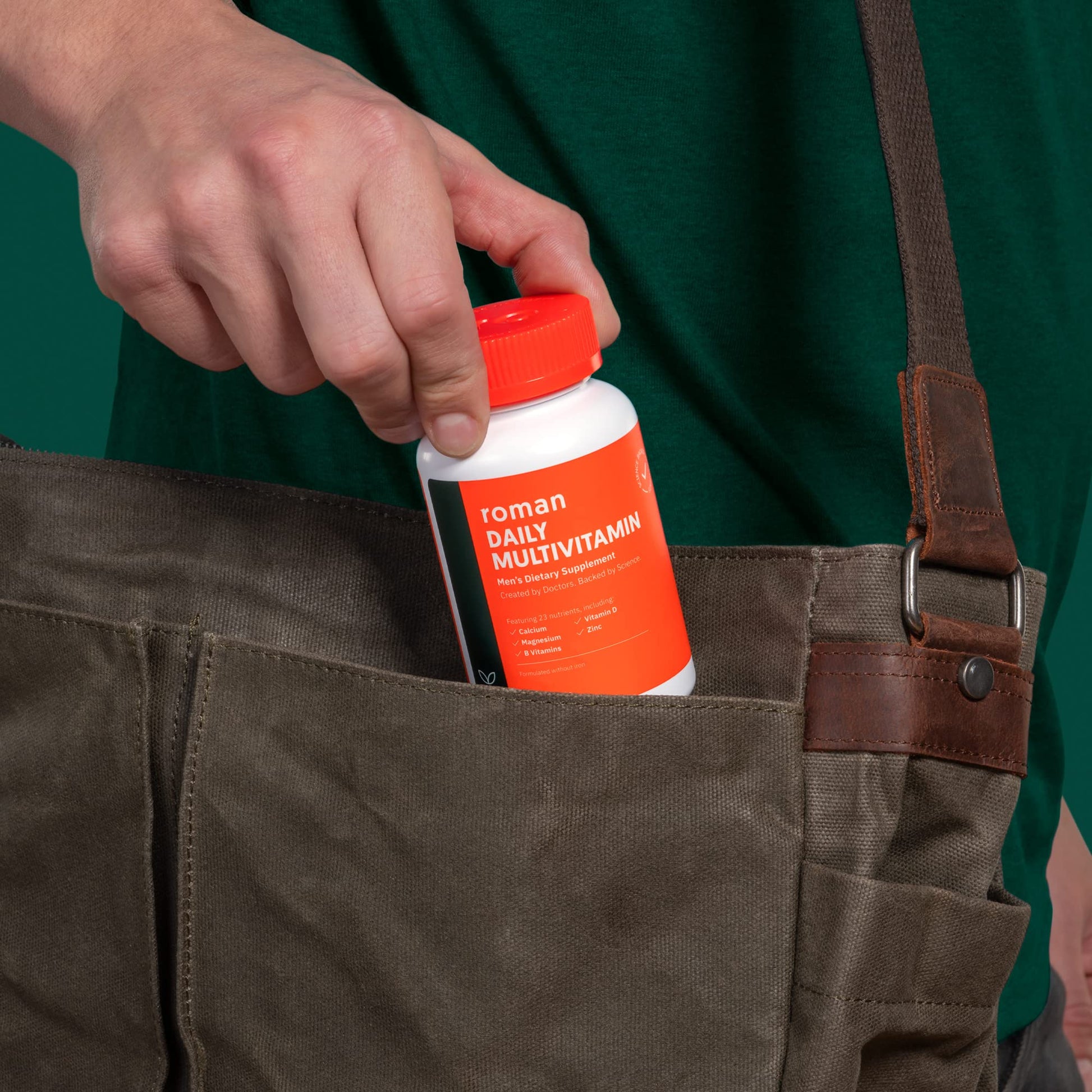 Detalles del multivitamínico ROMAN, 60 tabletas.