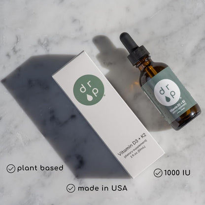 Detalles paquete gotas vitaminas B12 y D3 K2 Drop