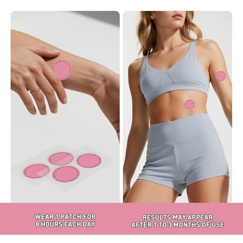 Detalles de diseño de parches rosados Zosui GLP-1